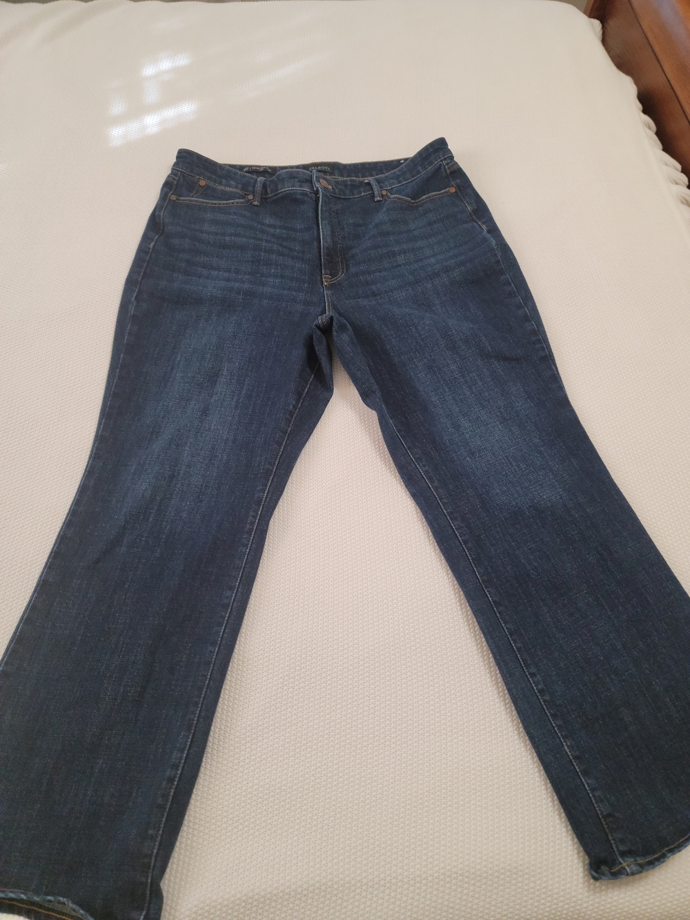 Women's Dark Blue Straight Leg Jeans